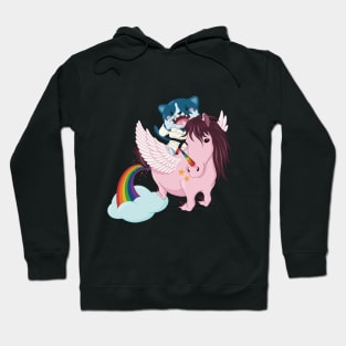 Unicorn rainbow fart Hoodie